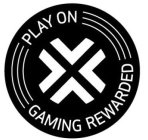 PLAY ON GAMING REWARDED