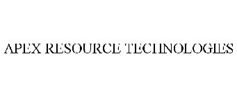 APEX RESOURCE TECHNOLOGIES