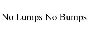 NO LUMPS NO BUMPS