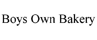BOYS OWN BAKERY