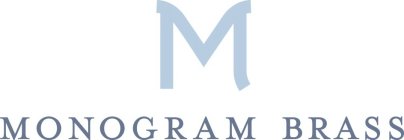 M MONOGRAM BRASS