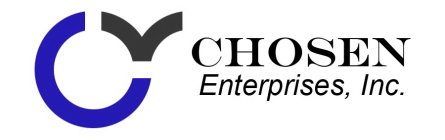 CHOSEN ENTERPRISES, INC.