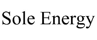 SOLE ENERGY