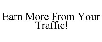 EARN MORE FROM YOUR TRAFFIC!