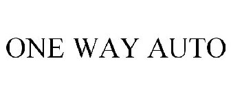 ONE WAY AUTO