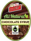 FOX'S U-BET ALL NATURAL CHOCOLATE SYRUP