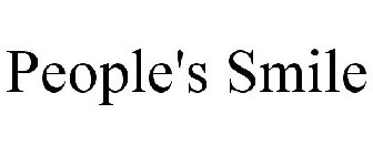 PEOPLE'S SMILE