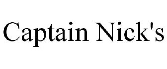 CAPTAIN NICK'S