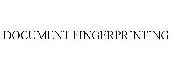 DOCUMENT FINGERPRINTING