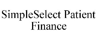 SIMPLESELECT PATIENT FINANCE