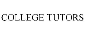 COLLEGE TUTORS