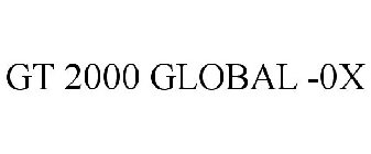 GT 2000 GLOBAL -0X