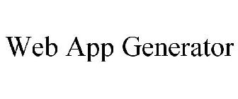 WEB APP GENERATOR