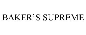 BAKER'S SUPREME