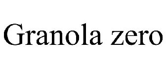 GRANOLA ZERO