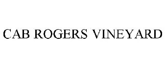 CAB ROGERS VINEYARD