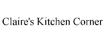 CLAIRE'S KITCHEN CORNER