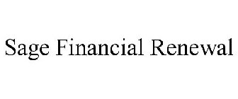 SAGE FINANCIAL RENEWAL