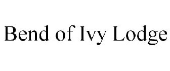 BEND OF IVY LODGE
