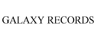 GALAXY RECORDS