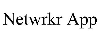 NETWRKR APP