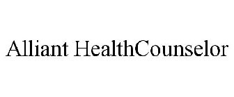 ALLIANT HEALTHCOUNSELOR