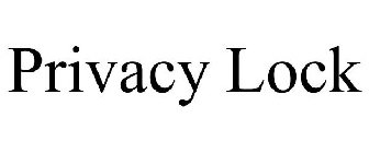 PRIVACY LOCK