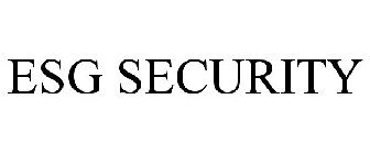 ESG SECURITY