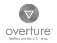 OVERTURE GETTING YOU THERE. SMARTER.