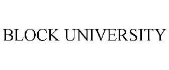 BLOCK UNIVERSITY