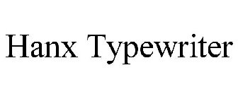 HANX TYPEWRITER