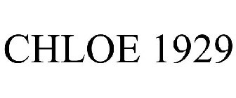 CHLOE 1929
