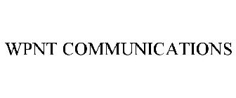 WPNT COMMUNICATIONS