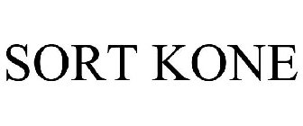 SORT KONE