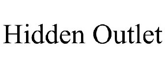 HIDDEN OUTLET