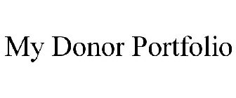 MY DONOR PORTFOLIO