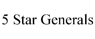 5 STAR GENERALS
