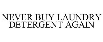 NEVER BUY LAUNDRY DETERGENT AGAIN