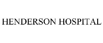 HENDERSON HOSPITAL