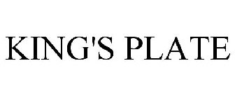 KING'S PLATE