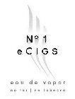 NO1ECIGS EAU DE VAPOR NO TAR NO TOBACCO