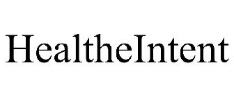 HEALTHEINTENT