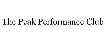 THE PEAK PERFORMANCE CLUB