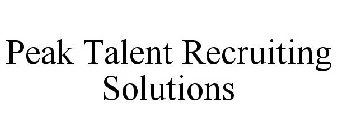 PEAK TALENT RECRUITING SOLUTIONS
