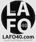 LOVEAFO40 LAFO40.COM LOVE AND FITNESS OVER 40