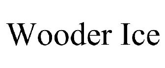WOODER ICE