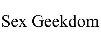 SEX GEEKDOM