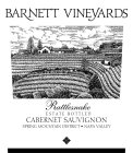 BARNETT VINEYARDS RATTLESNAKE ESTATE BOTTLED CABERNET SAUVIGNON SPRING MOUNTAIN DISTRICT · NAPA VALLEY