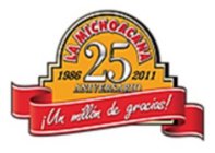 LA MICHOACANA 25 ANIVERSARIO 1986