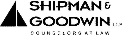 SHIPMAN & GOODWIN LLP COUNSELORS AT LAW